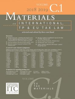 Materials on International, TP and EU Tax Law – VOLUME C.1 (October 2018)